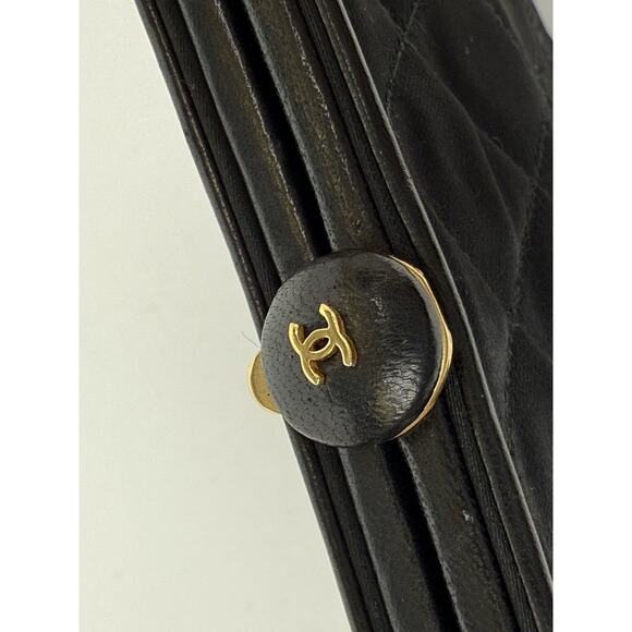 Chanel Vintage Small Fabric Top-Handle Bag with Amber Resin Chain - Picture 6 of 16